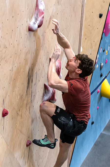 John Brosler speed climbing