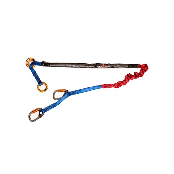 Replacement rip cord for the QUICKflight and QUICKflight XL Free Fall Devices with blue webbing black OPA jacket and red rip cord.