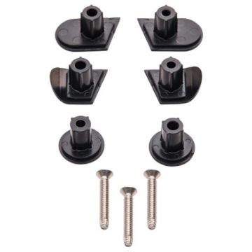 cover plate replacement kit for the LightSpeed Impact Zip Line Trolley including black plastic covers and screws