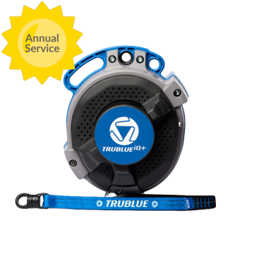 TRUBLUE iQ+ Annual Service with Pre-Paid Shipping and 12.5m Webbing - Petzl Swivel S Webbing