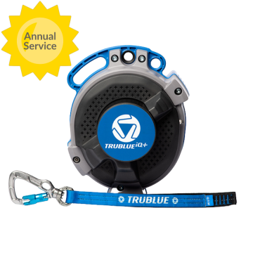 TRUBLUE iQ+ Annual Service with Pre-Paid Shipping and 12.5m Webbing - Aluminum Carabiner