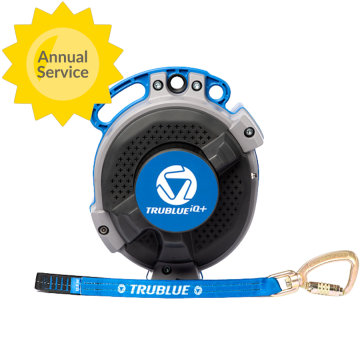 TRUBLUE iQ+ Annual Service with Pre-Paid Shipping and 12.5m Webbing - Steel Carabiner