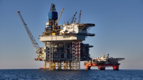 Automated drilling on an oil rig, with dropped object risks managed using TruBlue SafeLine.