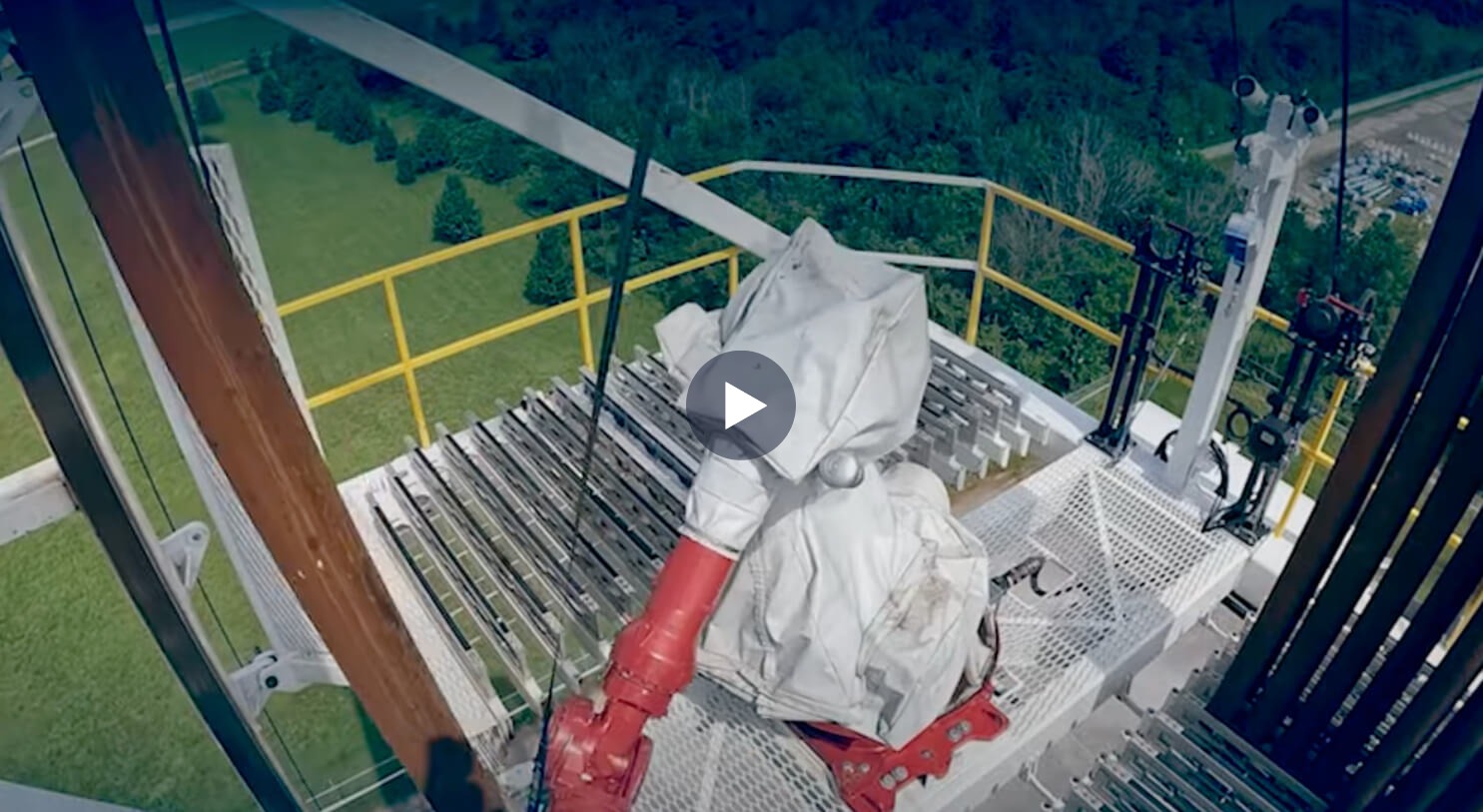 A video still showing how a premier oil and gas company uses TruBlue SafeLine