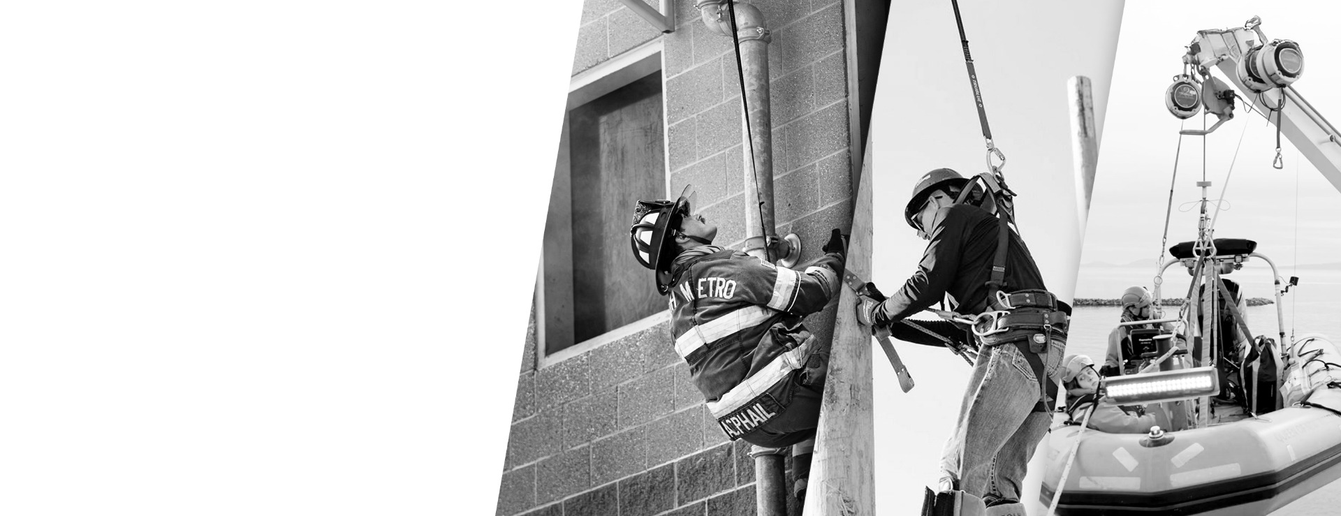 Worker training at height using TruBlue SafeLine controlled descent system