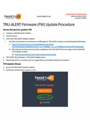 Firmware Update Procedure
